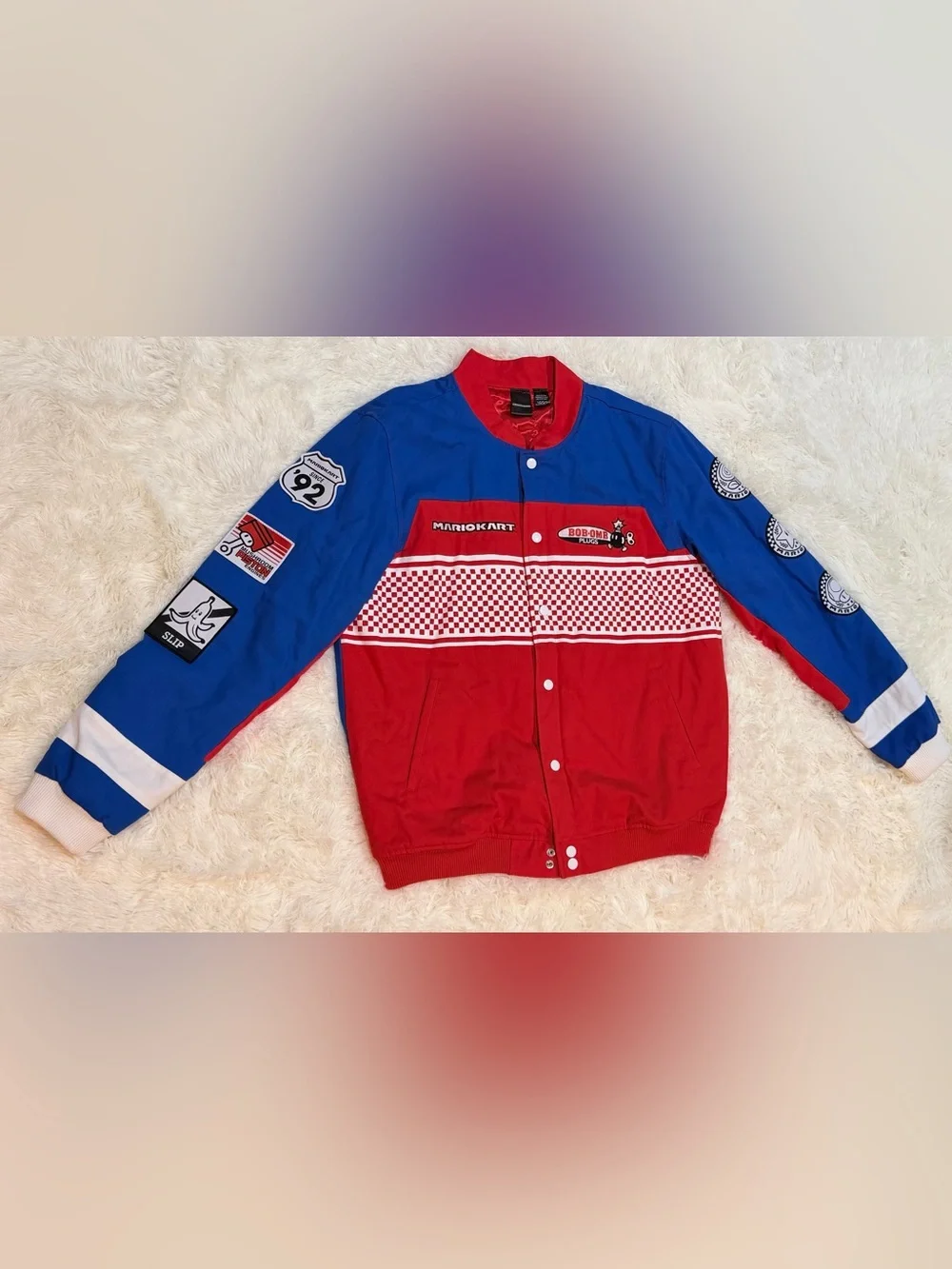 Unisex Nintendo Mario Kart Bomber Jacket - Size L